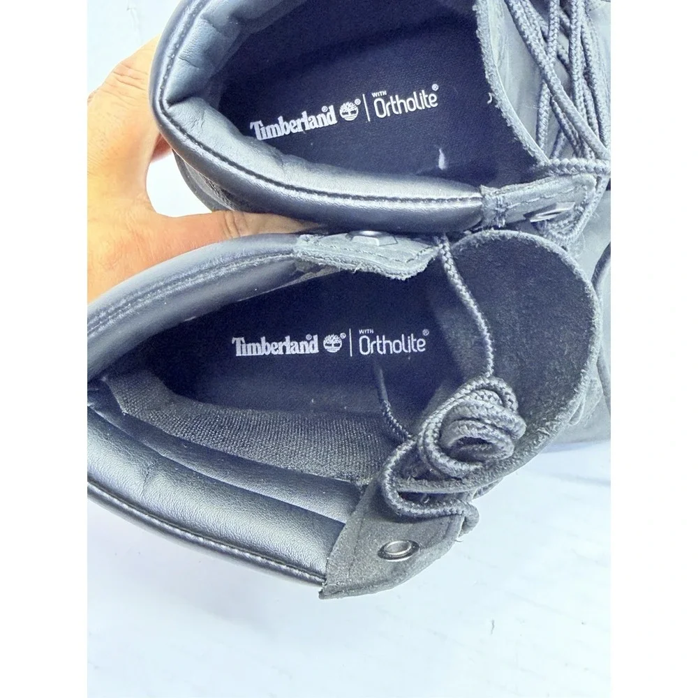 Timberland Linden Woods 6-Inch Waterproof Boots Women's 7 Black A156S